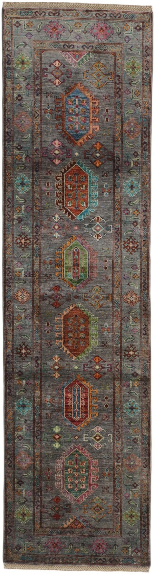 2' 9 x 10' 2 Hand Knotted Ariana Ziegler Runner Rug