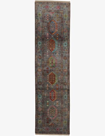 2' 9 x 10' 2 Hand Knotted Ariana Ziegler Runner Rug