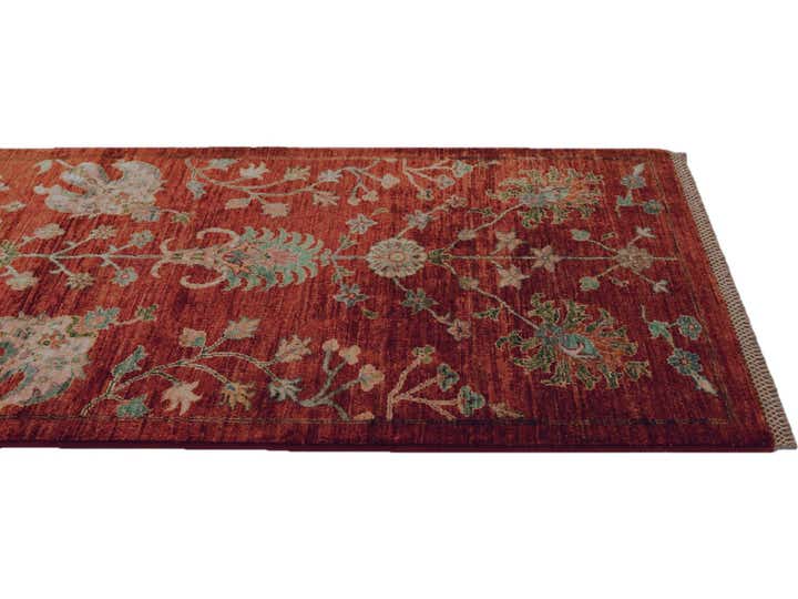 2' 10 x 10' Hand Knotted Ariana Ziegler Runner Rug