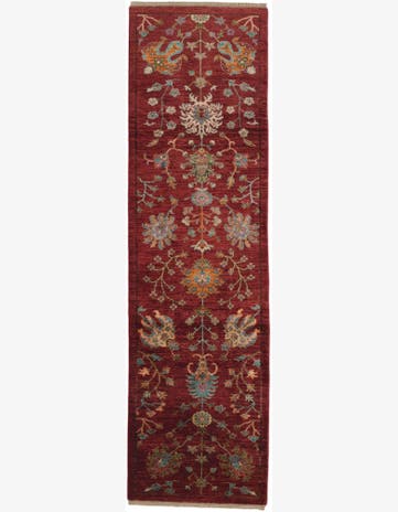 2' 10 x 10' Hand Knotted Ariana Ziegler Runner Rug