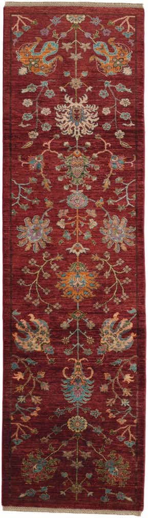 2' 10 x 10' Hand Knotted Ariana Ziegler Runner Rug