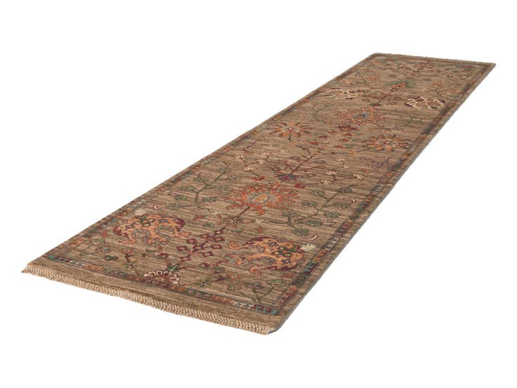 Detail image of 2' 7 x 10' 11 Hand Knotted Ariana Ziegler Runner Rug