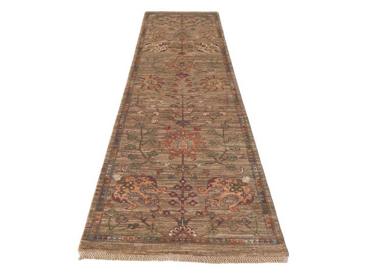 2' 7 x 10' 11 Hand Knotted Ariana Ziegler Runner Rug