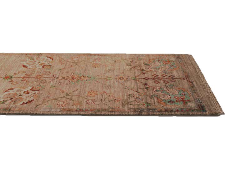 2' 7 x 10' 11 Hand Knotted Ariana Ziegler Runner Rug