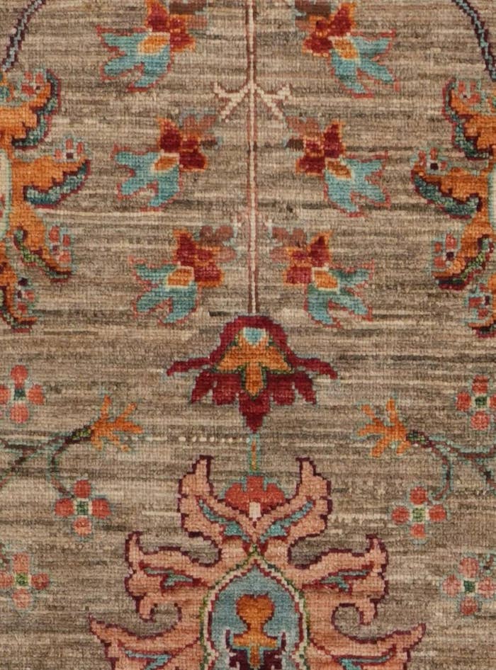 Detail image of 2' 7 x 10' 11 Hand Knotted Ariana Ziegler Runner Rug