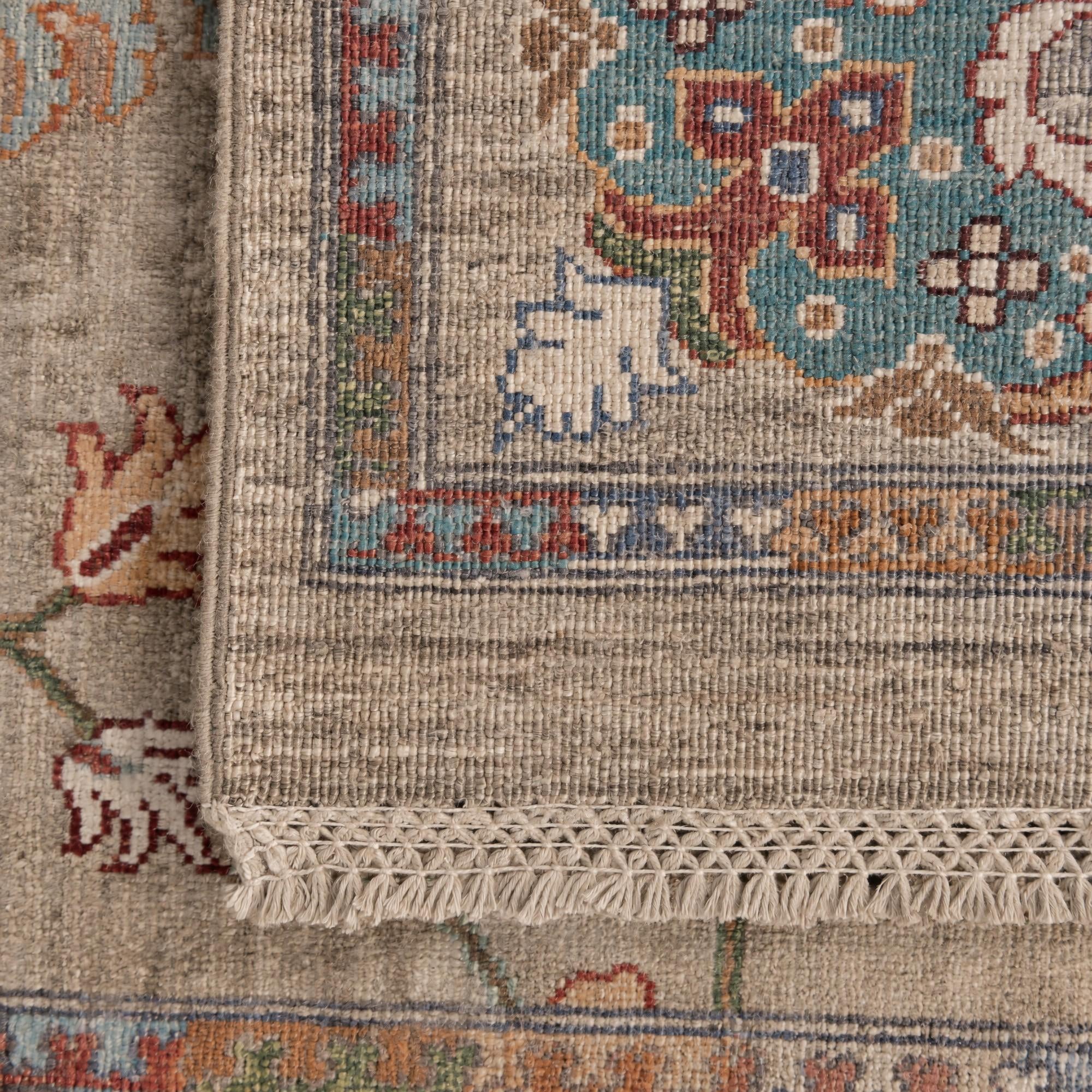 80cm x 335cm Hand Knotted Ariana Ziegler Runner Rug