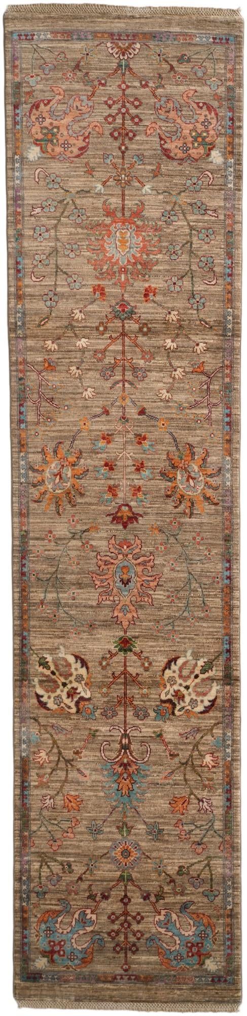 2' 7 x 10' 11 Hand Knotted Ariana Ziegler Runner Rug