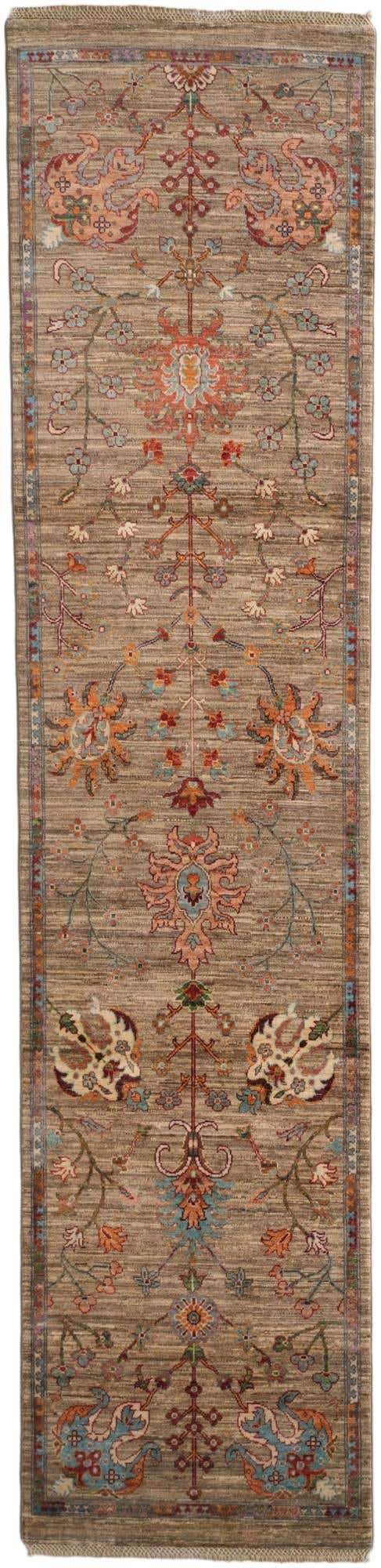 2' 7 x 10' 11 Hand Knotted Ariana Ziegler Runner Rug