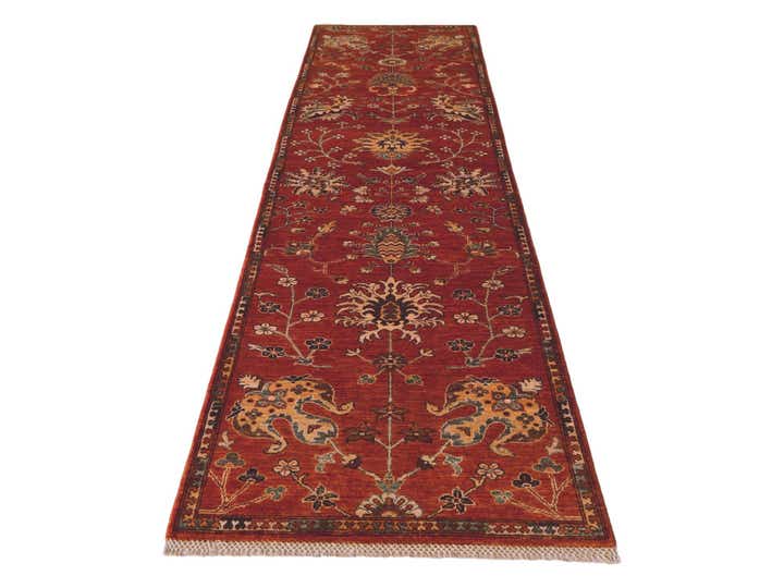 2' 9 x 9' 11 Hand Knotted Ariana Ziegler Runner Rug