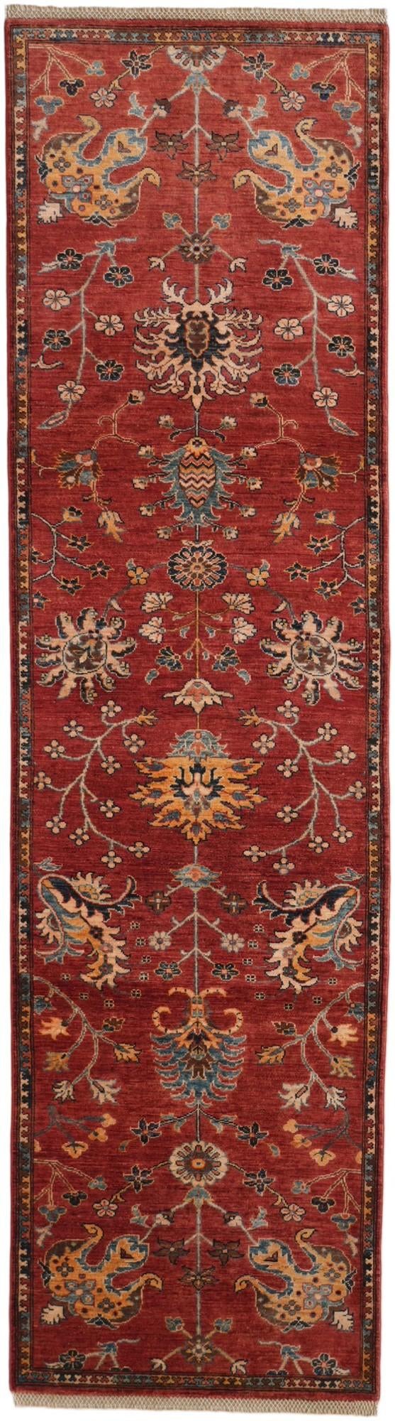 2' 9 x 9' 11 Hand Knotted Ariana Ziegler Runner Rug