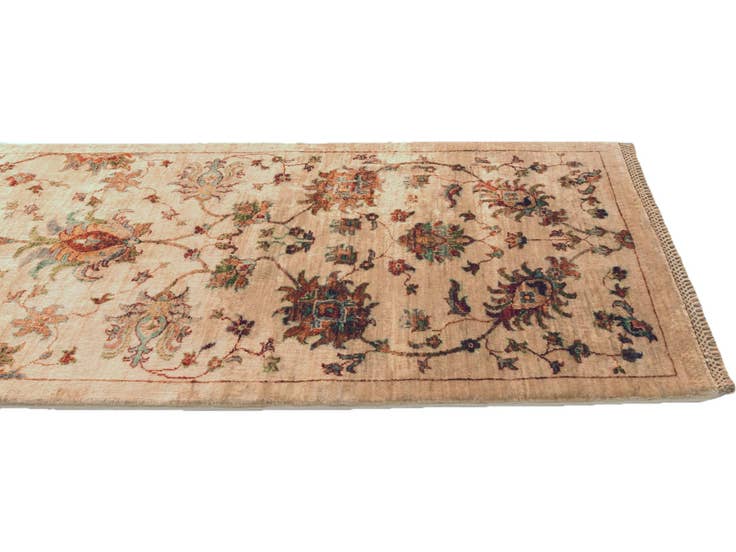 Detail image of 2' 9 x 12' Hand Knotted Ariana Ziegler Runner Rug