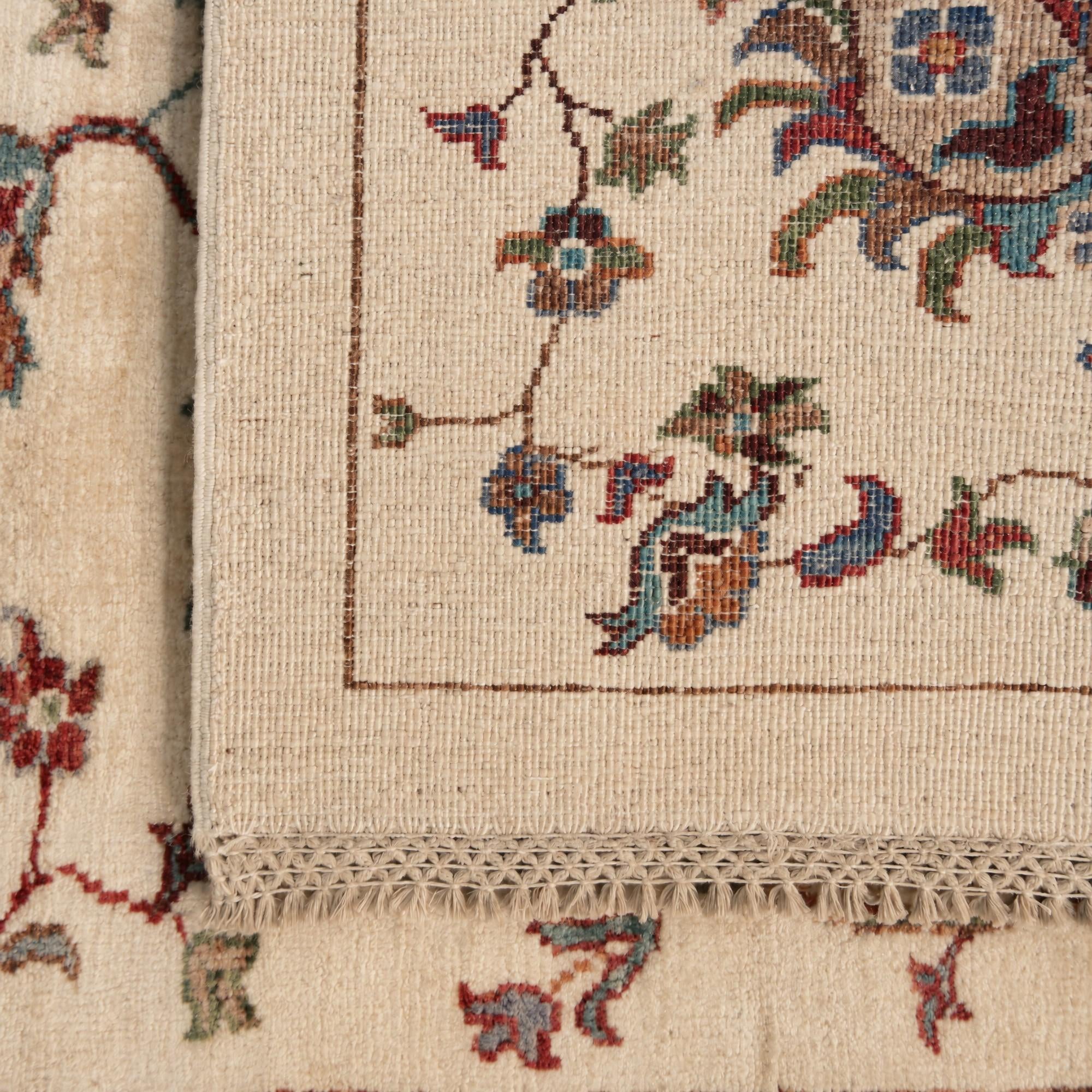 85cm x 365cm Hand Knotted Ariana Ziegler Runner Rug