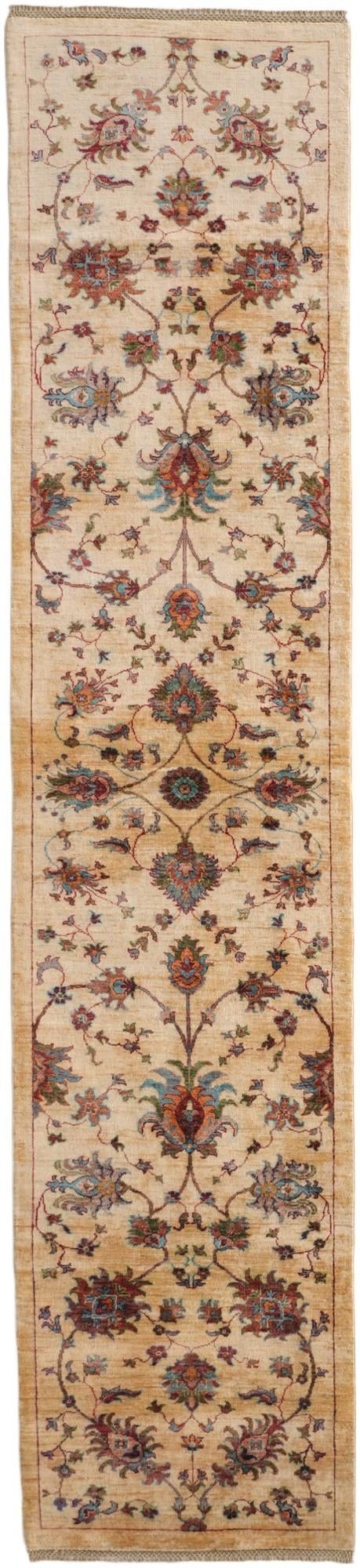 2' 9 x 12' Hand Knotted Ariana Ziegler Runner Rug
