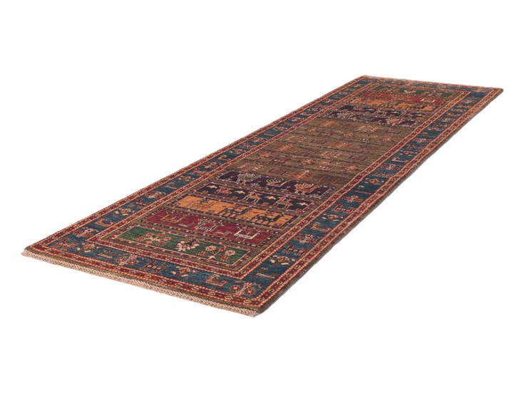 Detail image of 2' 11 x 9' 7 Hand Knotted Ariana Ziegler Runner Rug