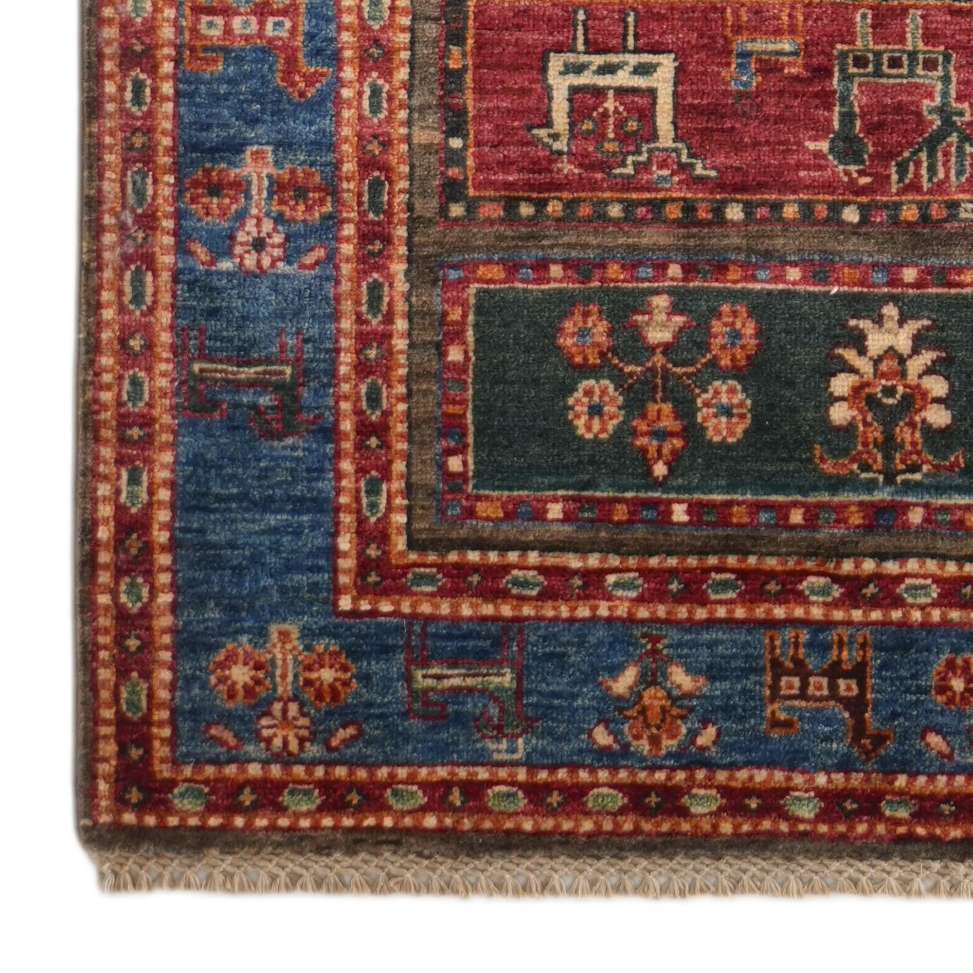 2' 11 x 9' 7 Hand Knotted Ariana Ziegler Runner Rug