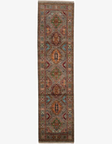 2' 9 x 10' 5 Hand Knotted Ariana Ziegler Runner Rug