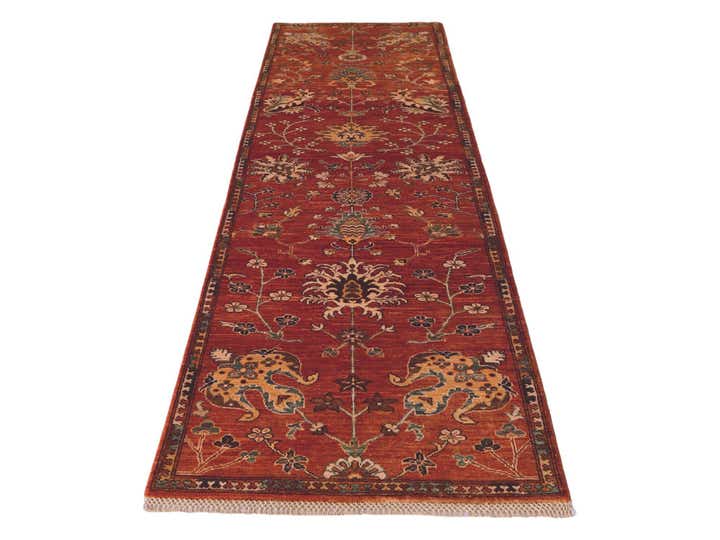 2' 10 x 9' 11 Hand Knotted Ariana Ziegler Runner Rug