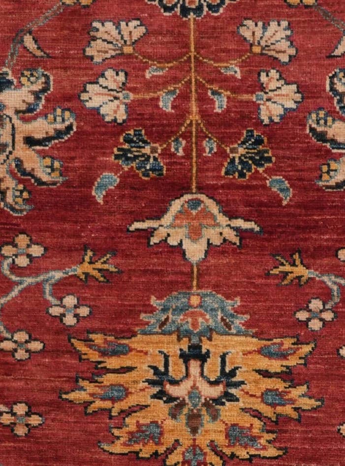 Detail image of 2' 10 x 9' 11 Hand Knotted Ariana Ziegler Runner Rug