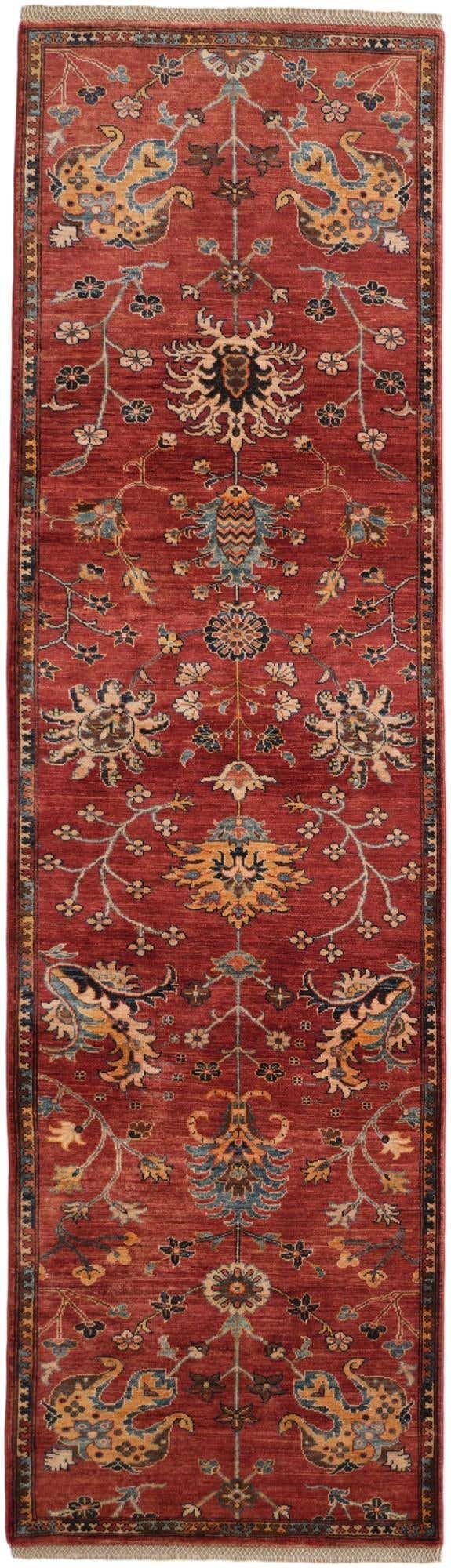 2' 10 x 9' 11 Hand Knotted Ariana Ziegler Runner Rug