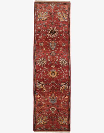 2' 10 x 9' 11 Hand Knotted Ariana Ziegler Runner Rug