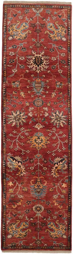 2' 10 x 9' 11 Hand Knotted Ariana Ziegler Runner Rug