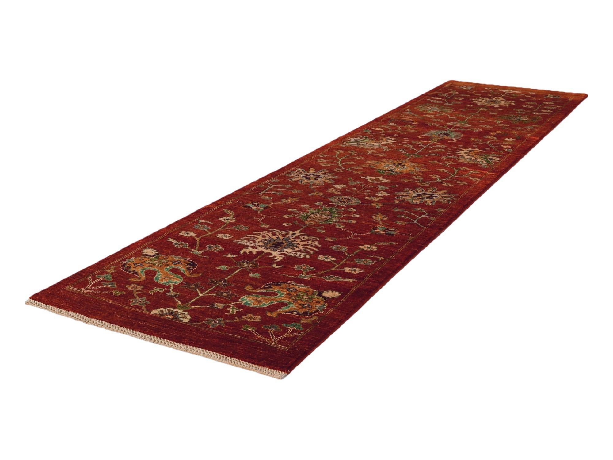 2' 9 x 11' 7 Hand Knotted Ariana Ziegler Runner Rug