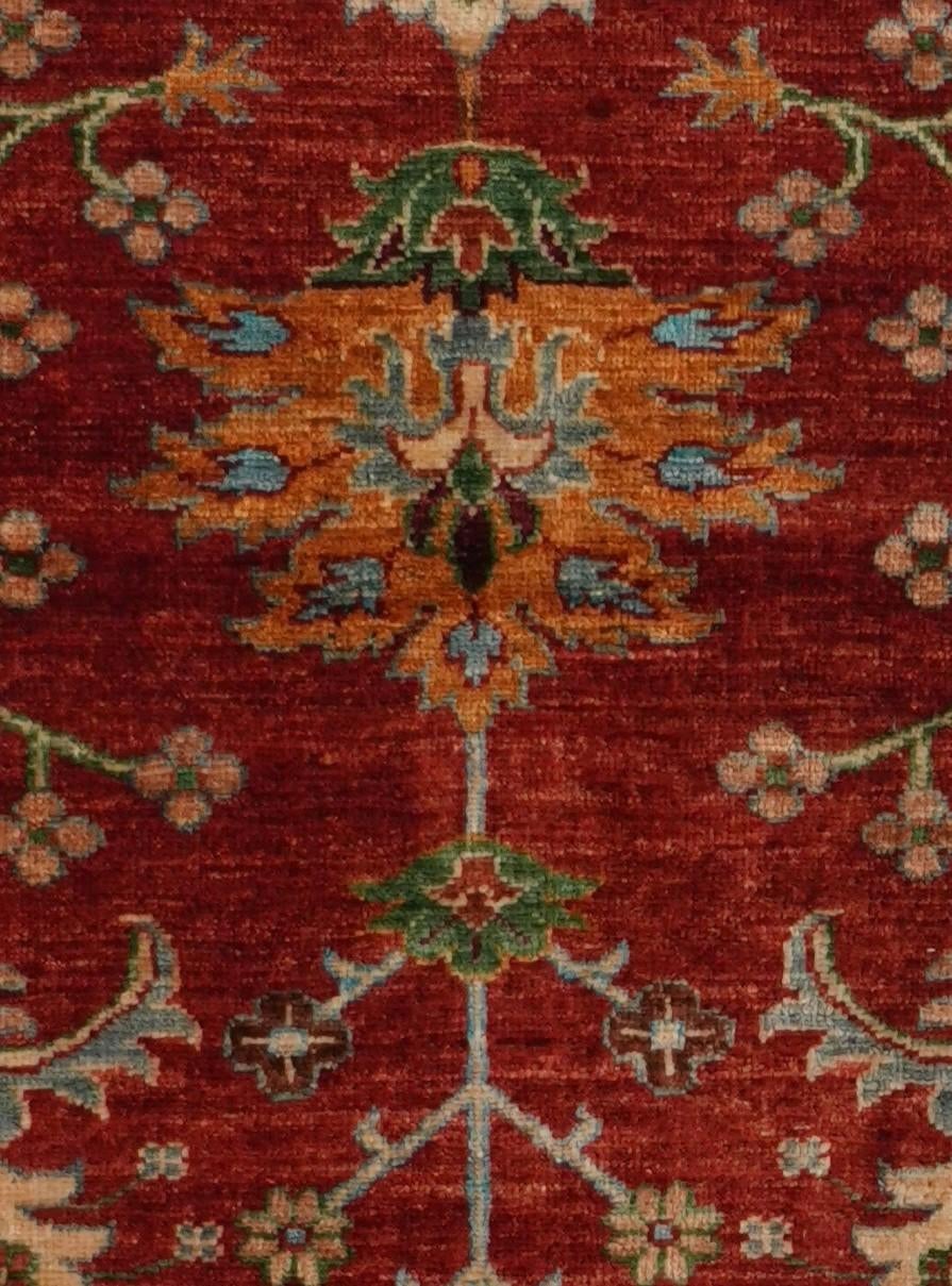2' 9 x 11' 7 Hand Knotted Ariana Ziegler Runner Rug