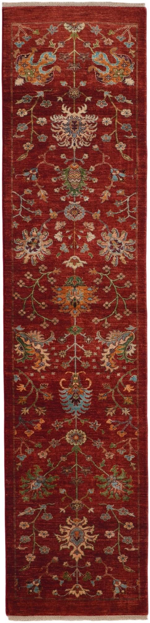 2' 9 x 11' 7 Hand Knotted Ariana Ziegler Runner Rug