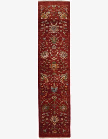 2' 9 x 11' 7 Hand Knotted Ariana Ziegler Runner Rug