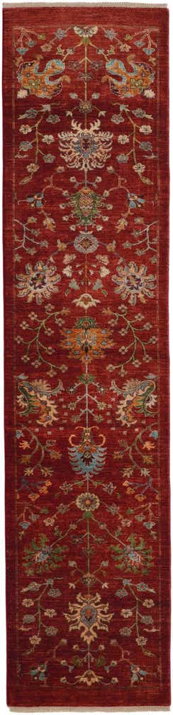 2' 9 x 11' 7 Hand Knotted Ariana Ziegler Runner Rug