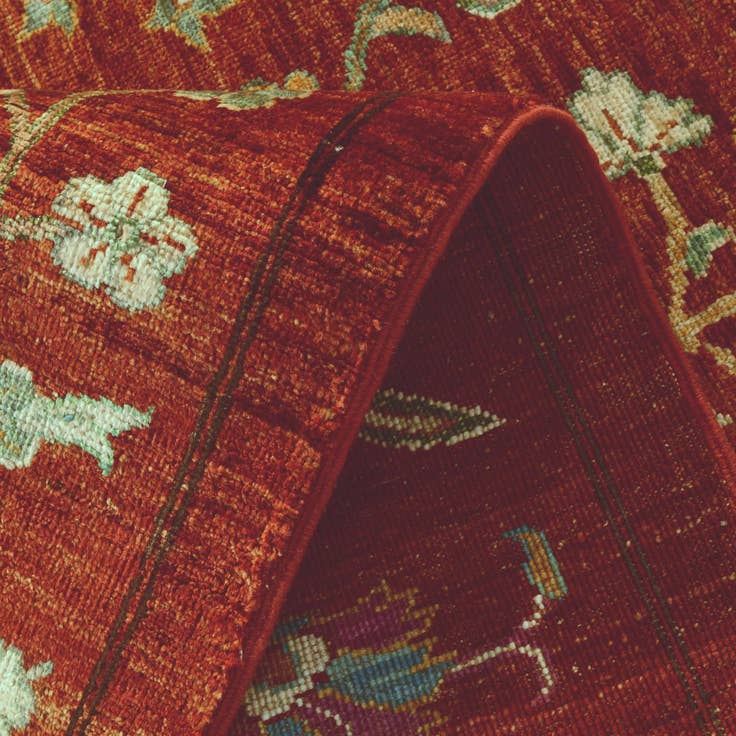 Detail image of 2' 9 x 9' 10 Hand Knotted Ariana Ziegler Runner Rug