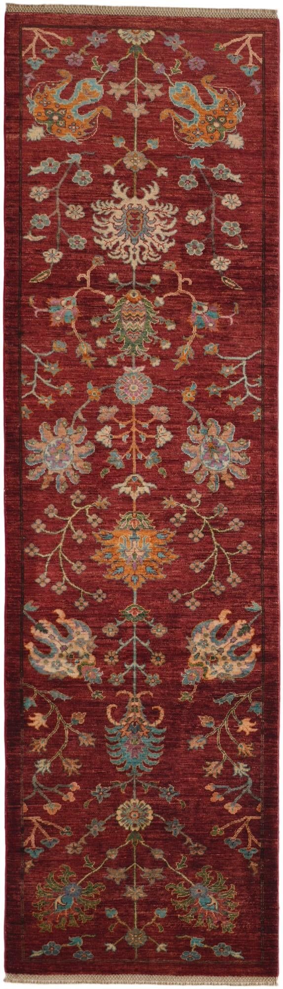 2' 9 x 9' 10 Hand Knotted Ariana Ziegler Runner Rug