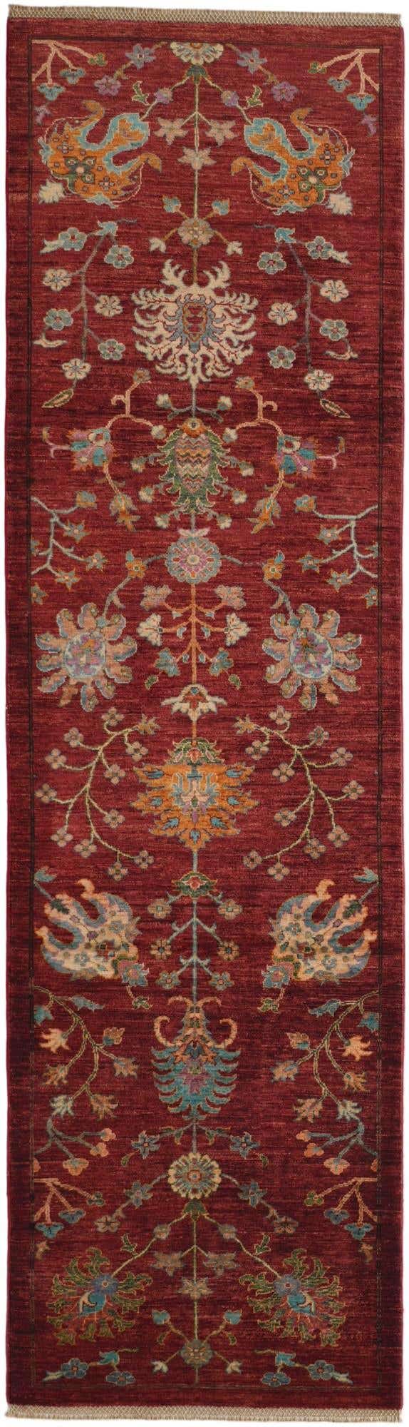 2' 9 x 9' 10 Hand Knotted Ariana Ziegler Runner Rug