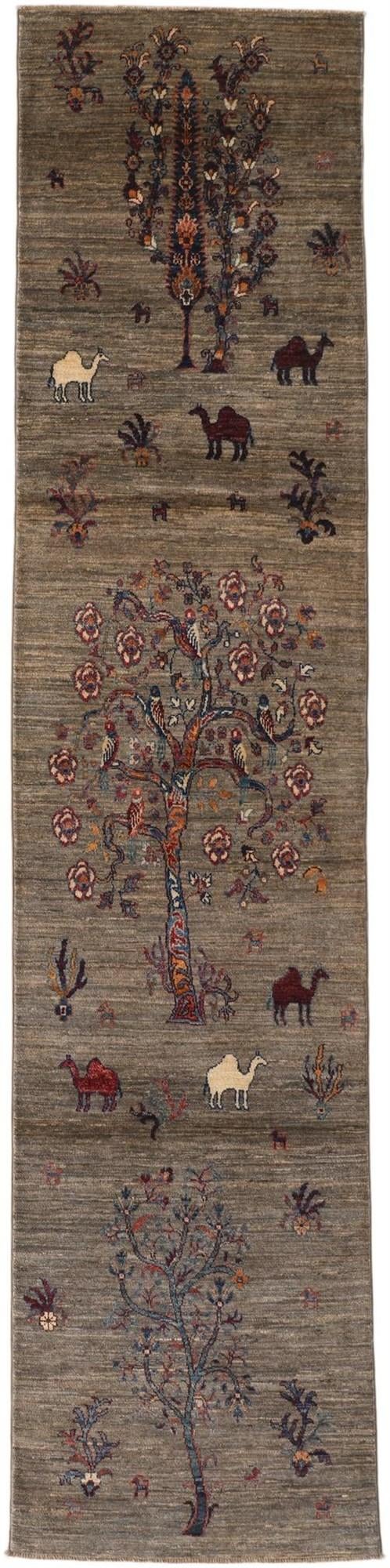 2' 8 x 10' 10 Hand Knotted Ariana Ziegler Runner Rug