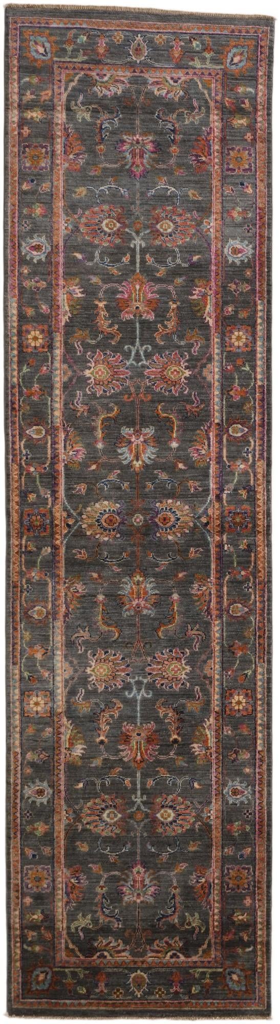 2' 9 x 10' 4 Hand Knotted Ariana Ziegler Runner Rug