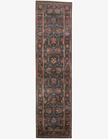2' 9 x 10' 4 Hand Knotted Ariana Ziegler Runner Rug