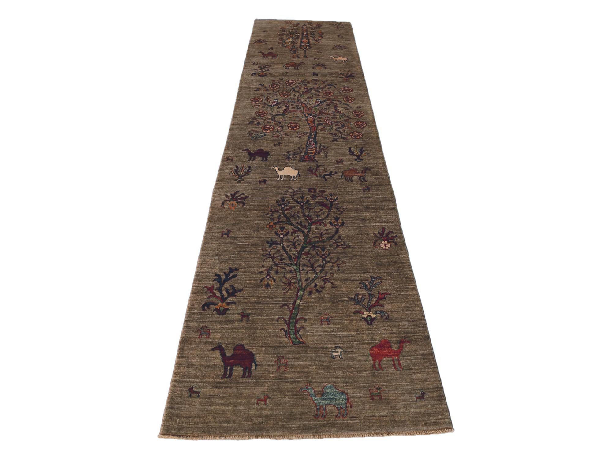 2' 7 x 11' 1 Hand Knotted Ariana Ziegler Runner Rug