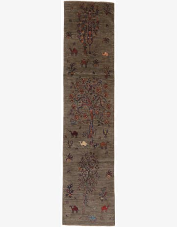 2' 7 x 11' 1 Hand Knotted Ariana Ziegler Runner Rug