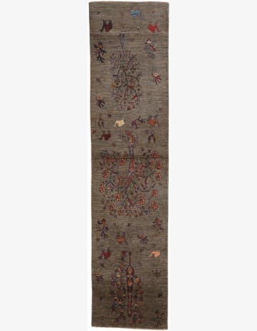 2' 9 x 11' 1 Hand Knotted Ariana Ziegler Runner Rug