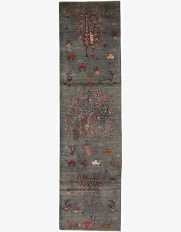 2' 9 x 10' 2 Hand Knotted Ariana Ziegler Runner Rug