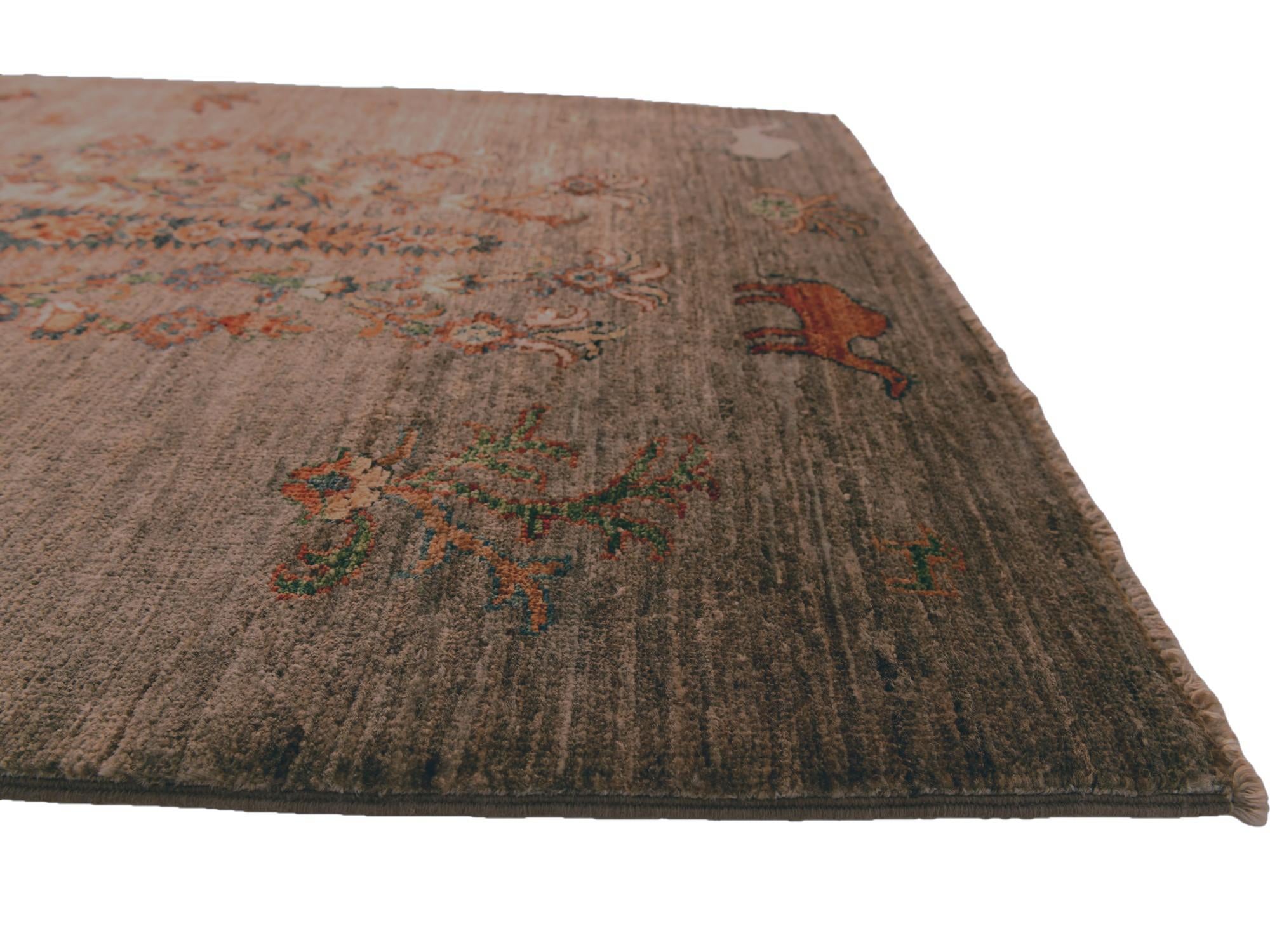 85cm x 320cm Hand Knotted Ariana Ziegler Runner Rug