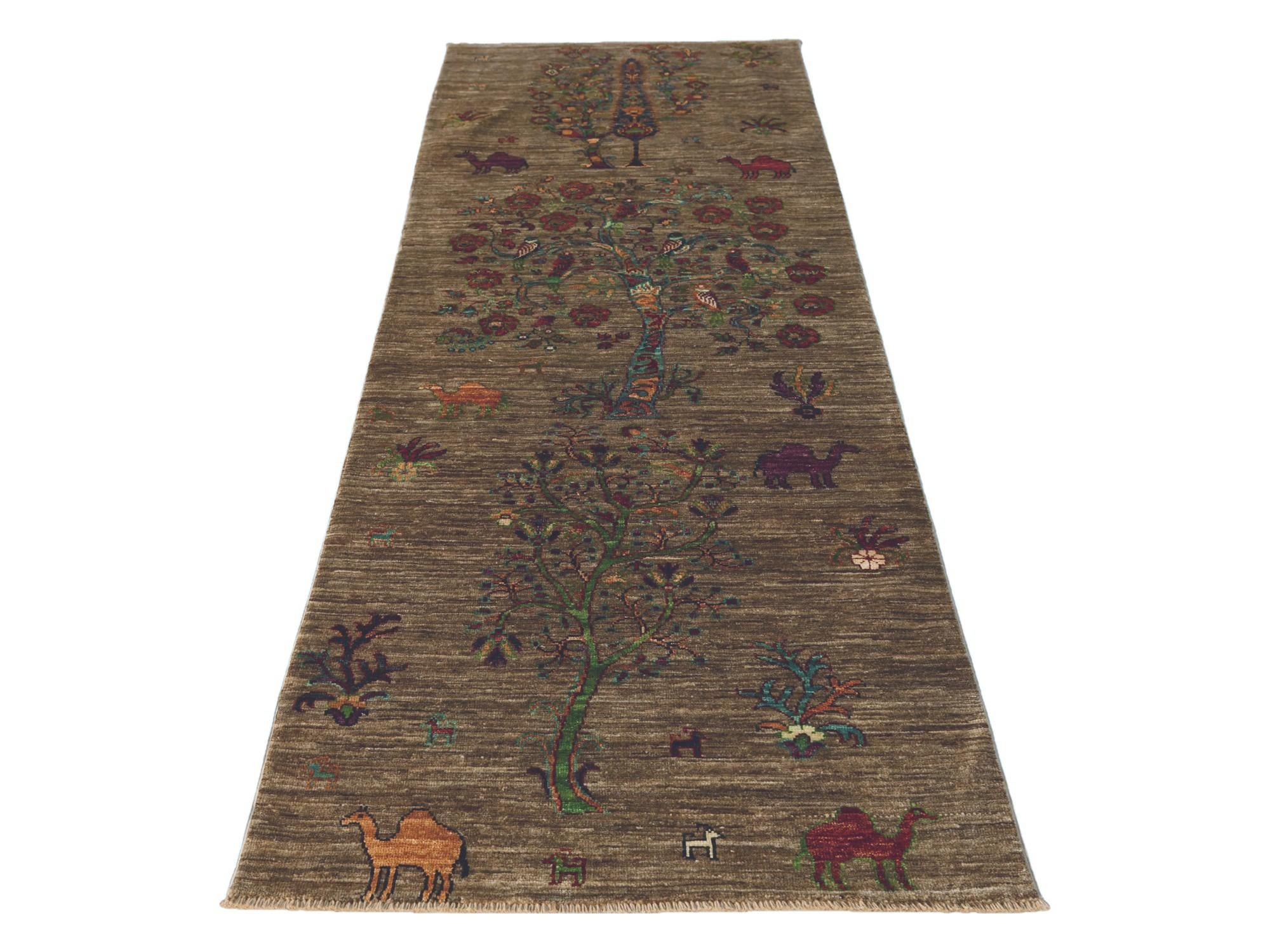 2' 10 x 8' 6 Hand Knotted Ariana Ziegler Runner Rug