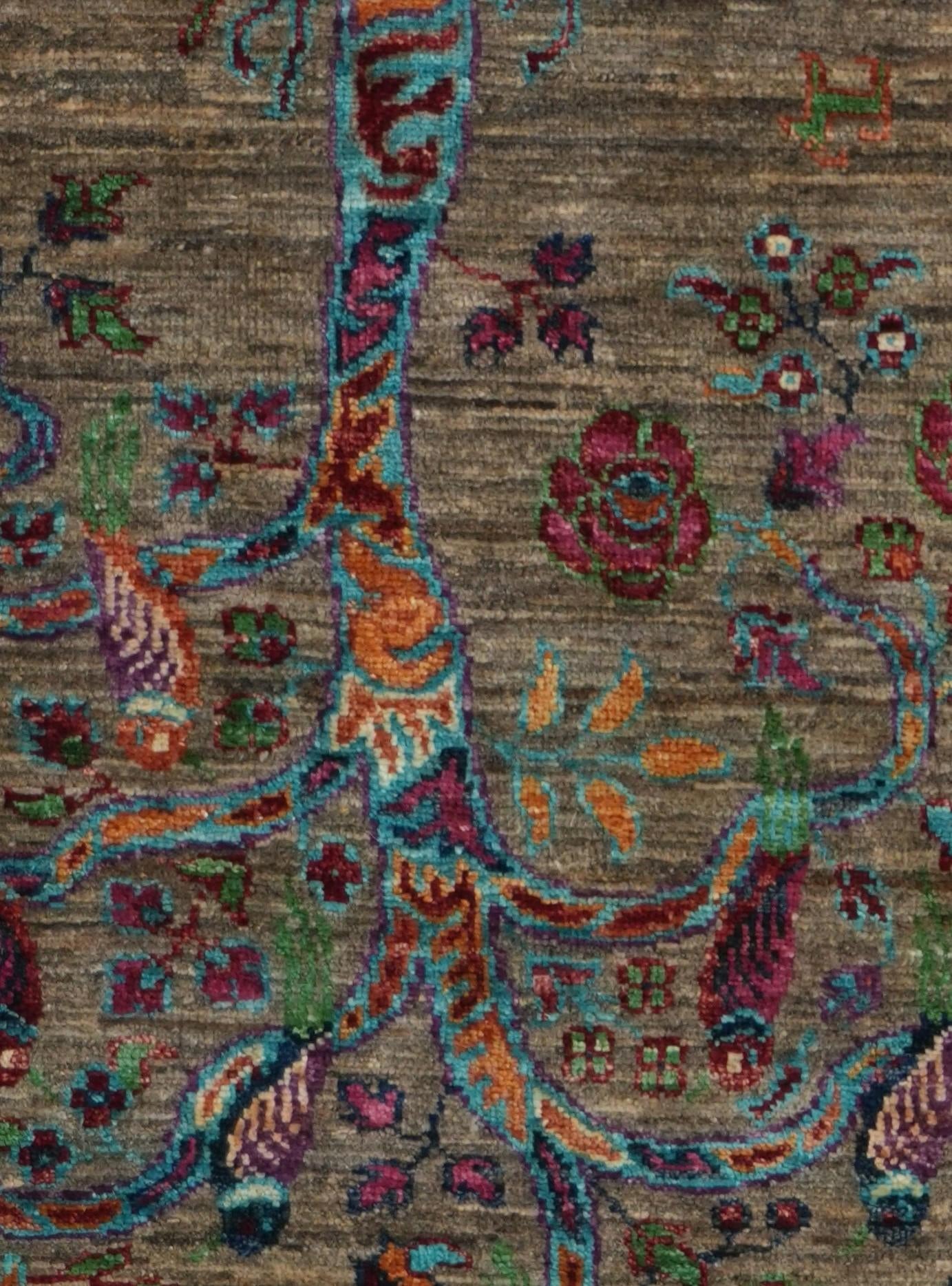 2' 10 x 8' 6 Hand Knotted Ariana Ziegler Runner Rug