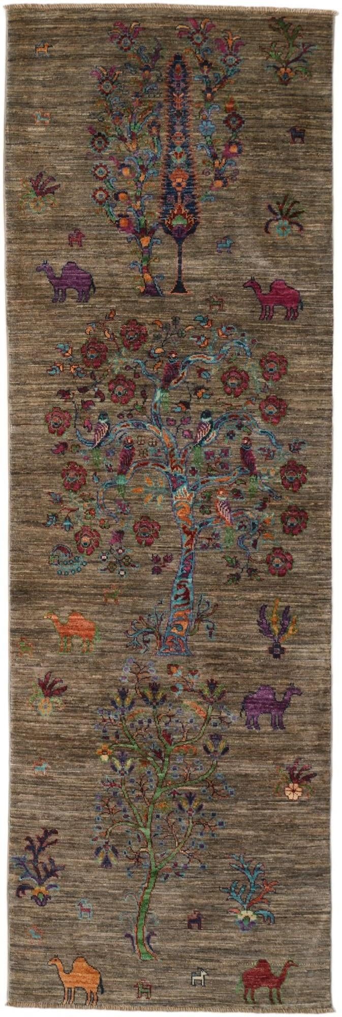 2' 10 x 8' 6 Hand Knotted Ariana Ziegler Runner Rug
