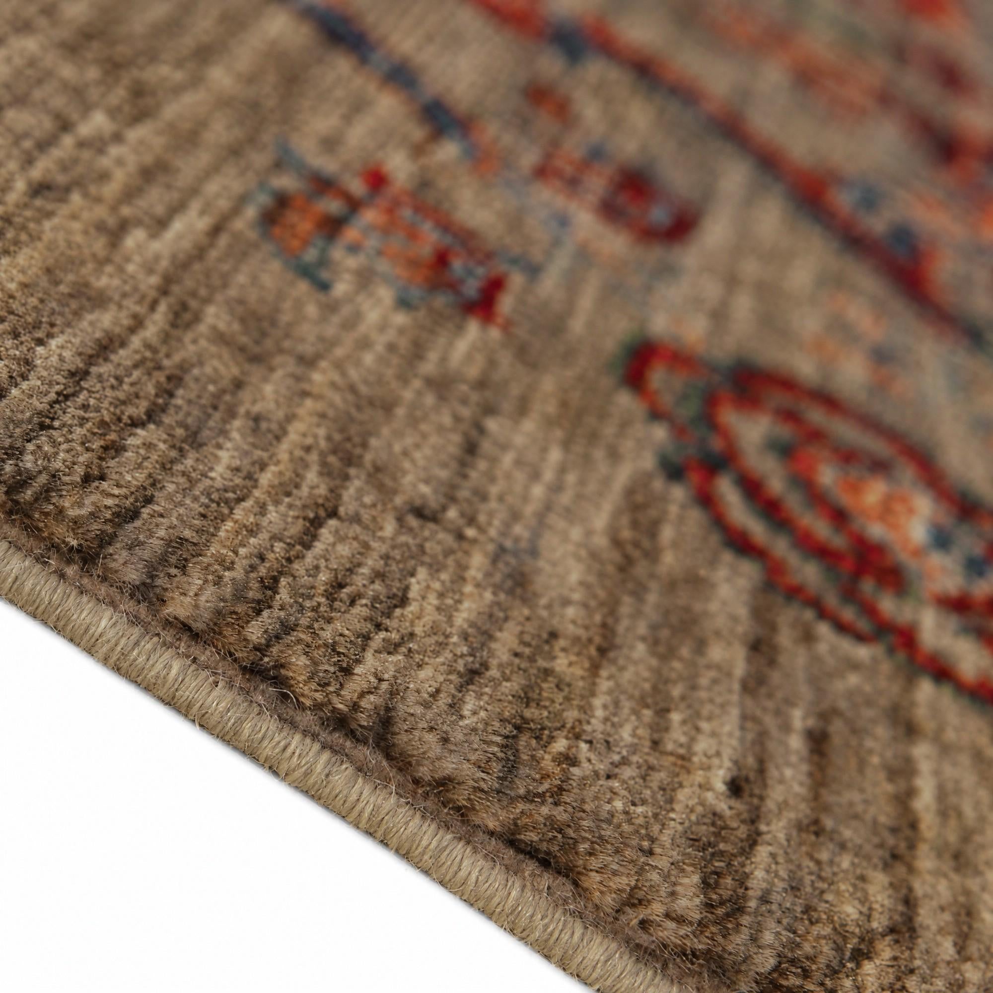 80cm x 340cm Hand Knotted Ariana Ziegler Runner Rug