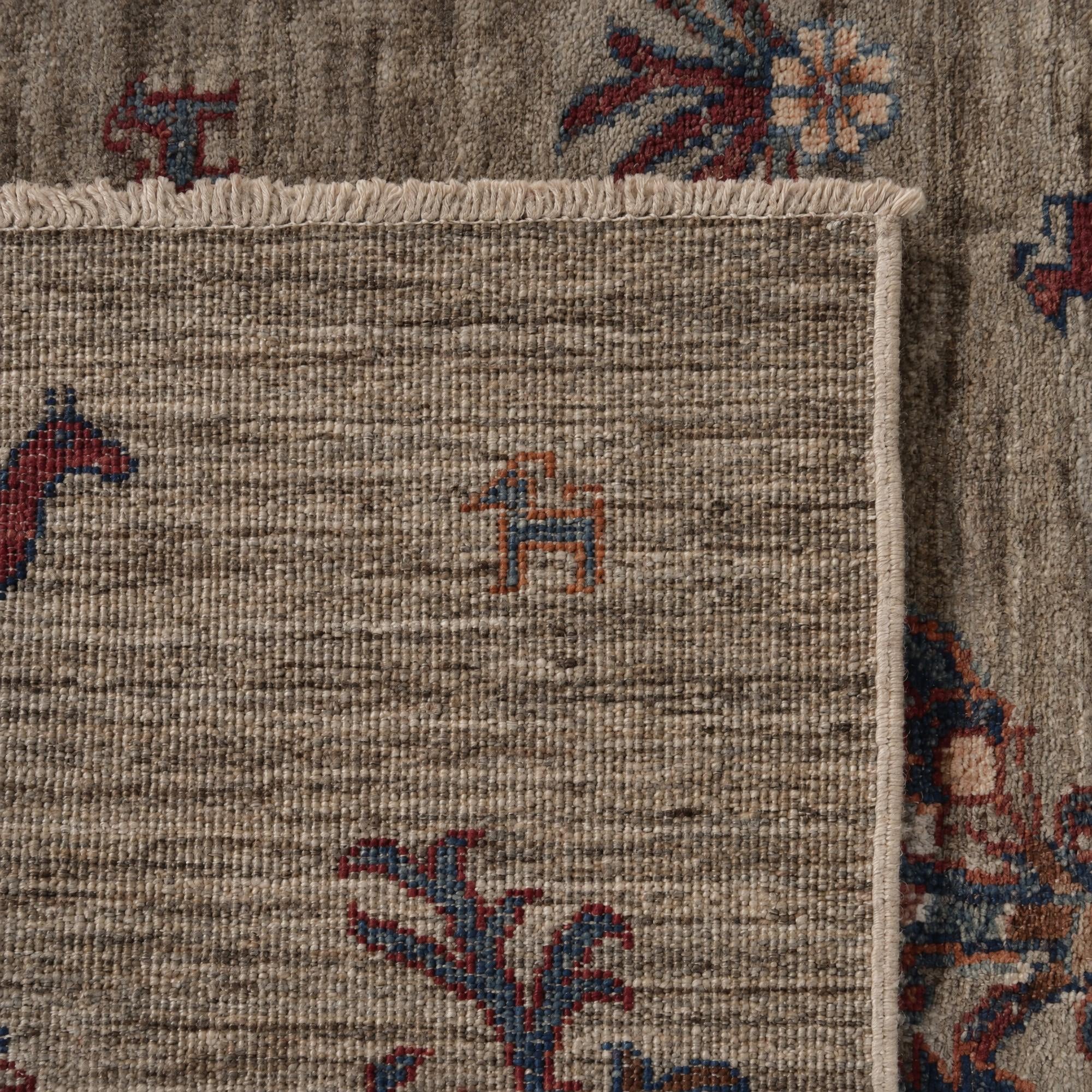 80cm x 340cm Hand Knotted Ariana Ziegler Runner Rug