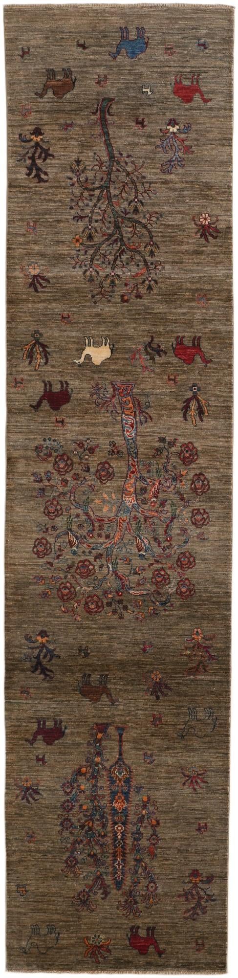 2' 8 x 11' 3 Hand Knotted Ariana Ziegler Runner Rug
