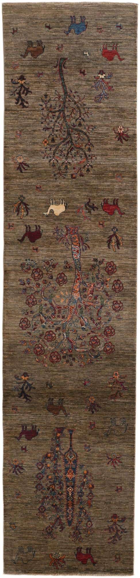 2' 8 x 11' 3 Hand Knotted Ariana Ziegler Runner Rug