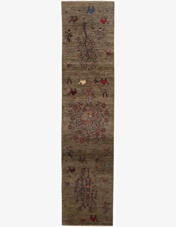 2' 8 x 11' 3 Hand Knotted Ariana Ziegler Runner Rug