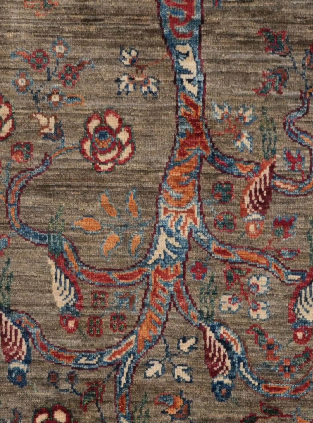 2' 9 x 9' 8 Hand Knotted Ariana Ziegler Runner Rug